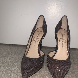 Glitter and Sparkle Jessica Simpson Heels